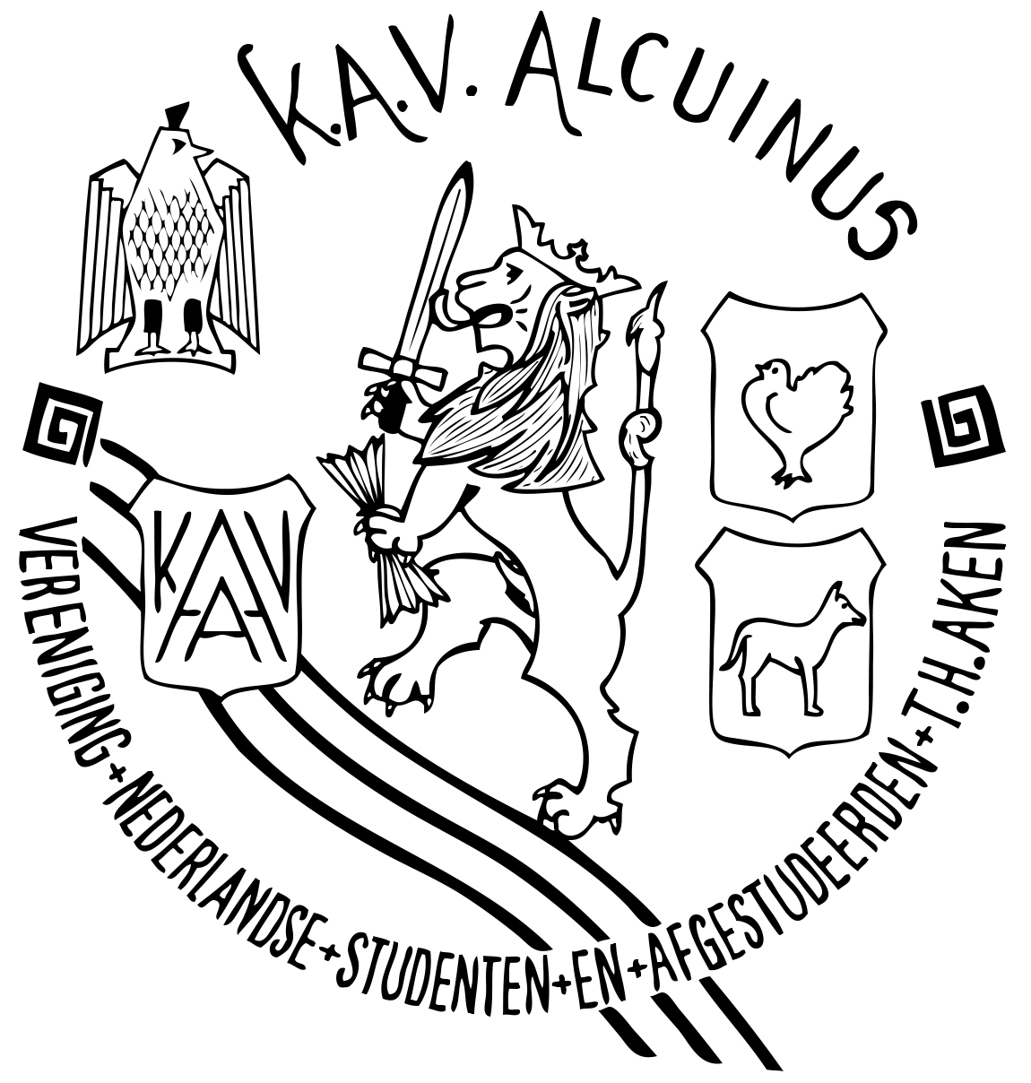 Logo K.A.V. Alcuinus